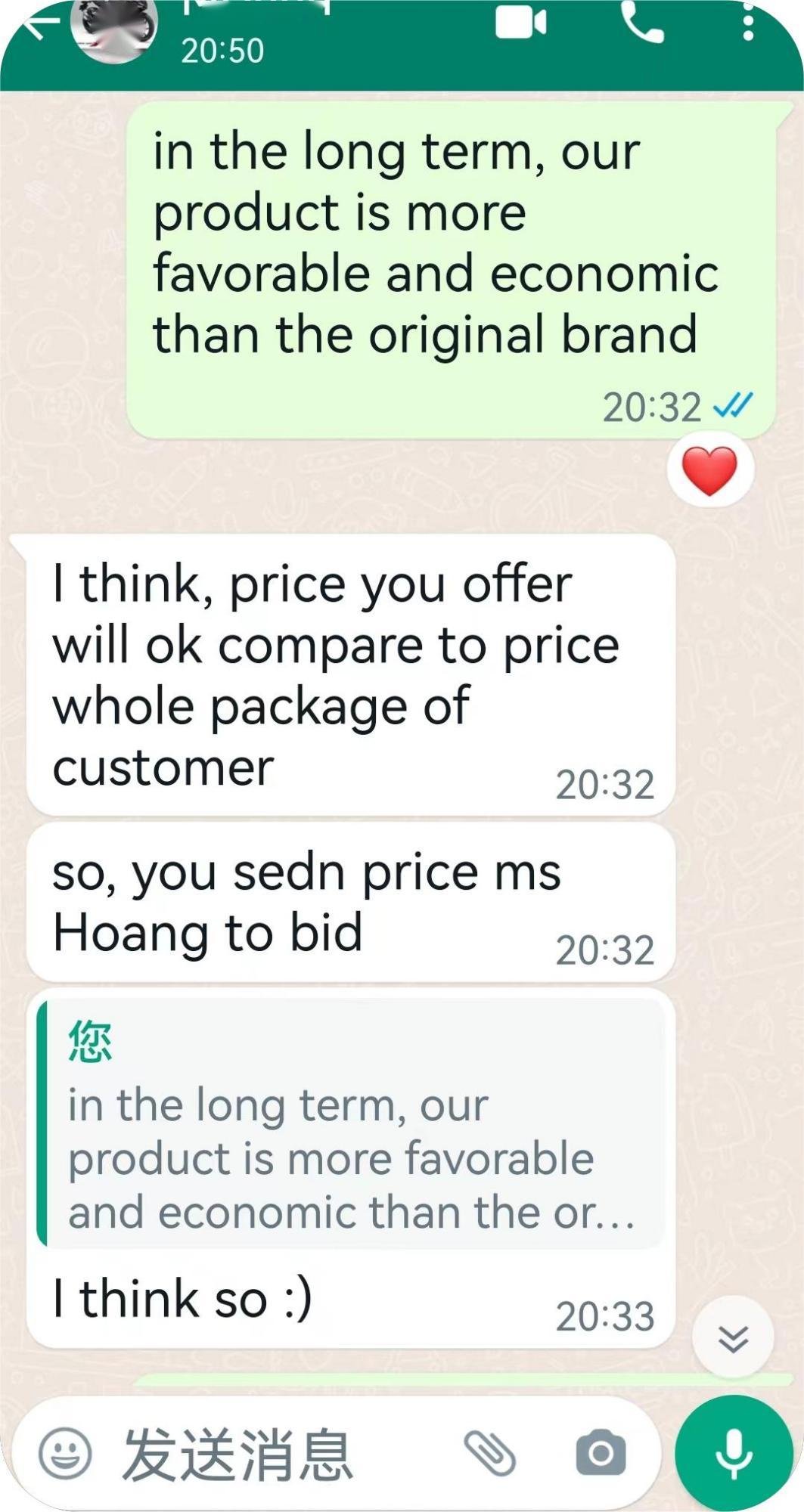 what our client said