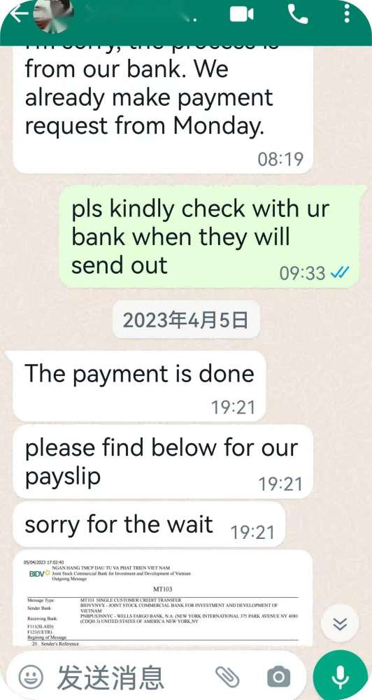 what our customer said