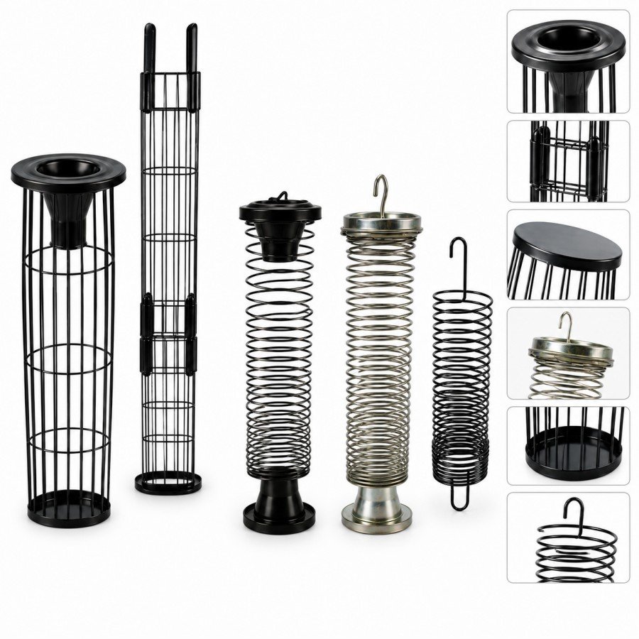 Industrial Filter Bag Cages for Baghouse Dust Collection Systems