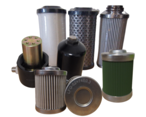 Industrial vehicle engine filter elements for heavy-duty trucks and buses