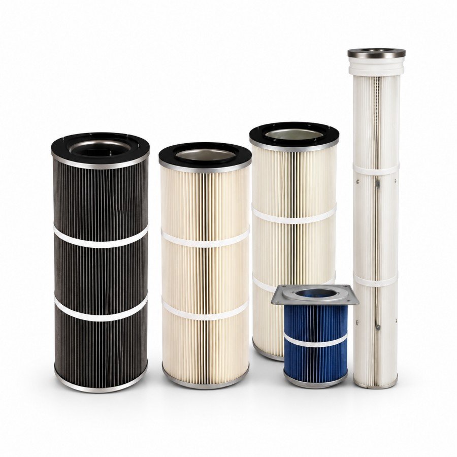 Industrial Dust Collector Filter Cartridges for Industrial Air Filtration