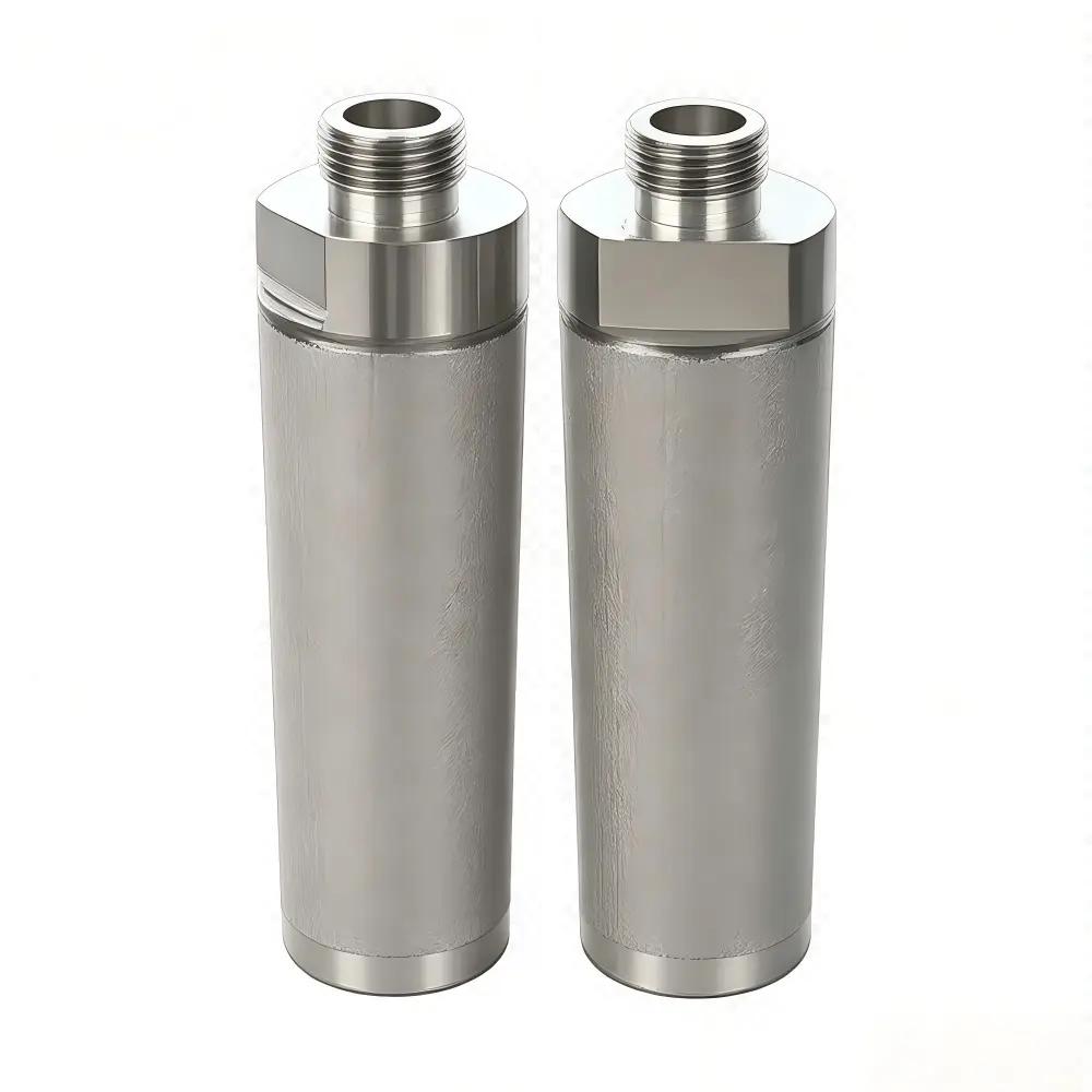 Threaded Sintered Plate Filter Cartridge