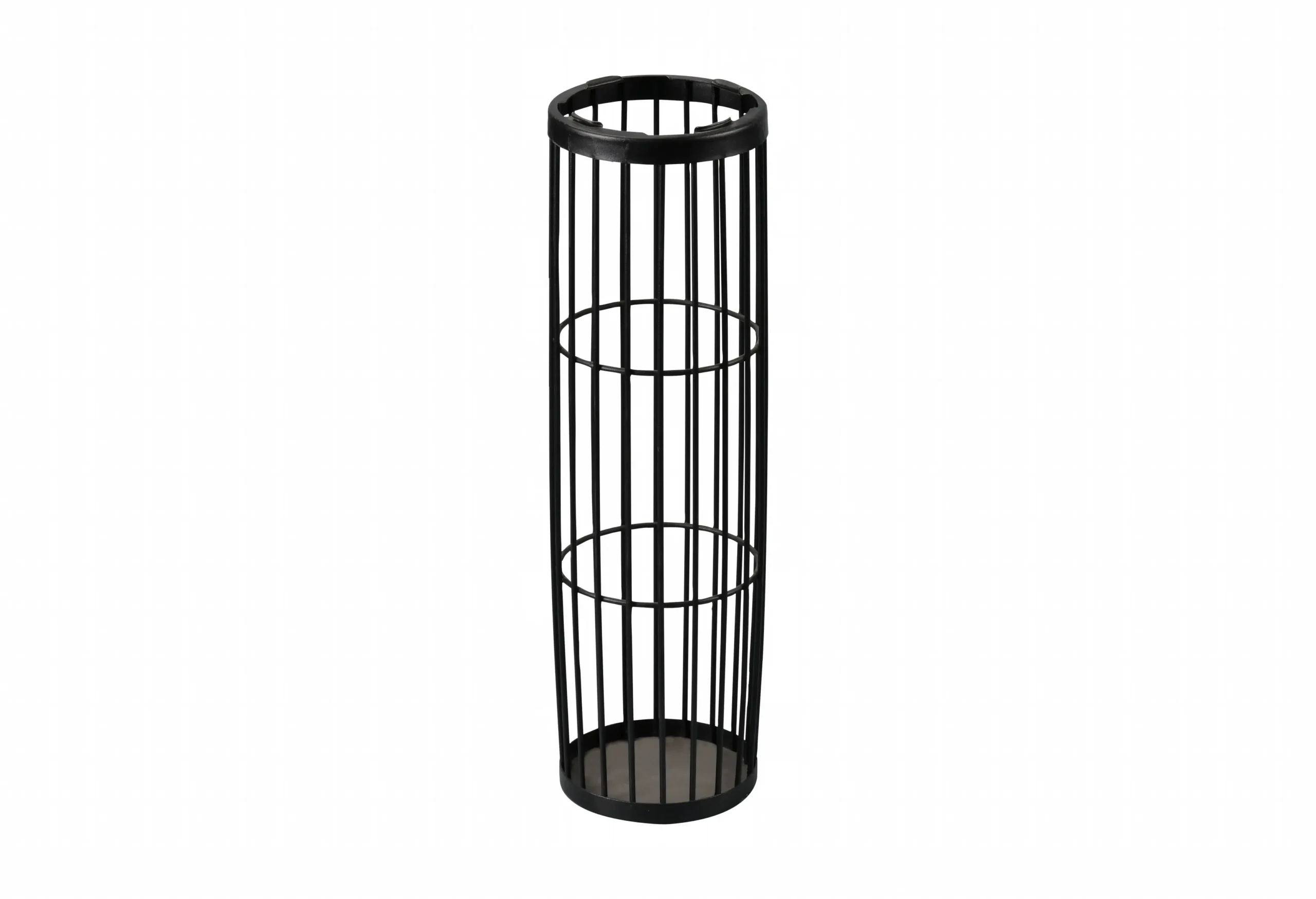 Cylindrical Filter Bag Cage with Sealed Bottom Cap