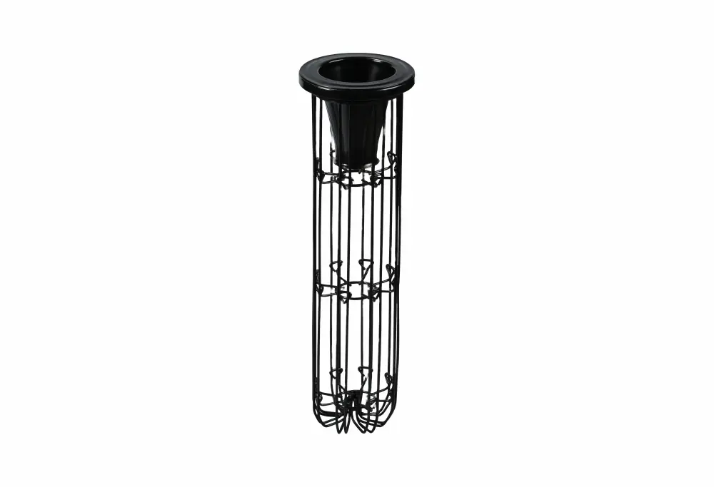 Filter Bag Cage with Venturi and Shaped Support Rings