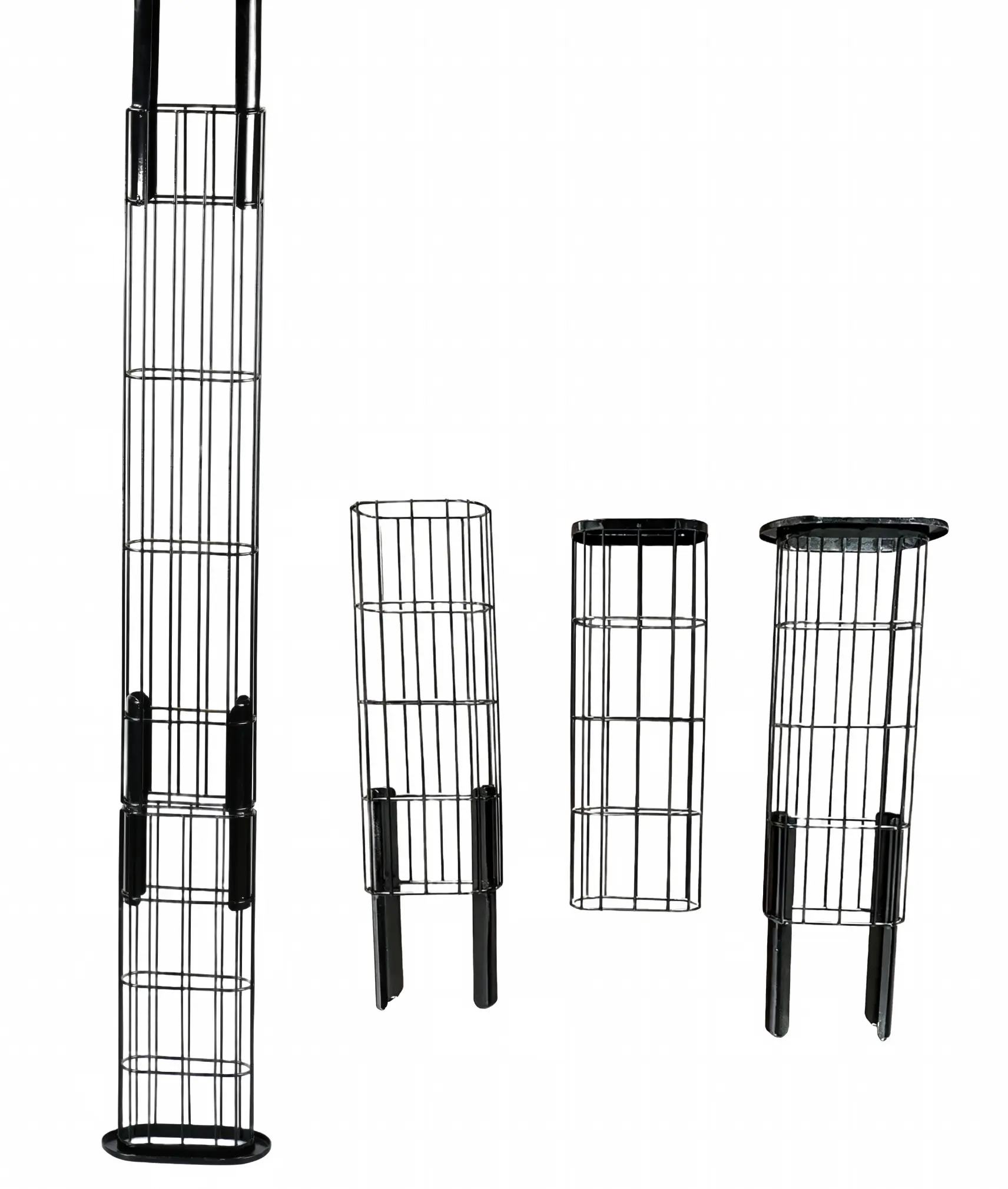 Non-Circular Flat Filter Bag Cages for Industrial Dust Collectors